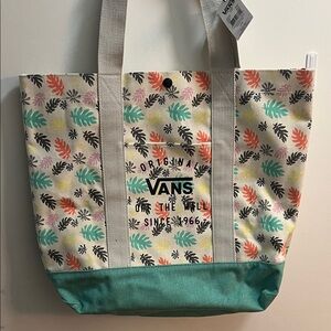 Vans Multicolor Leaf Print Tote